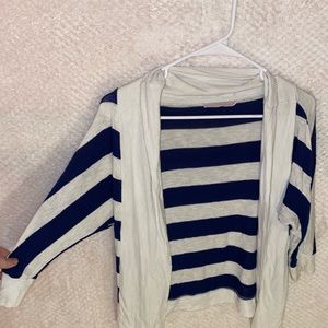 Blue & White cardigan